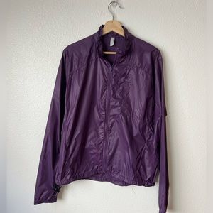 American Apparel Lightweight Purple Rain Jacket